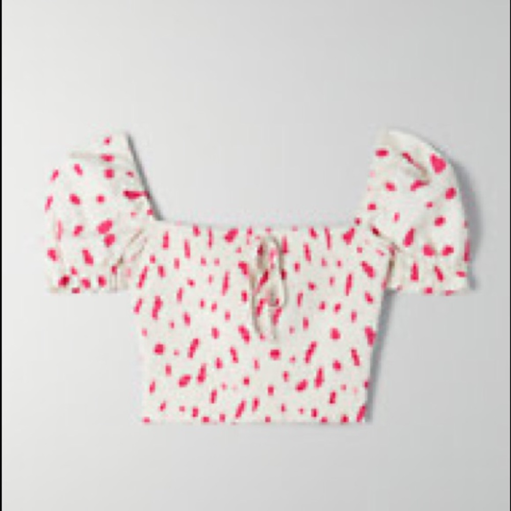 Aritzia smocked top
